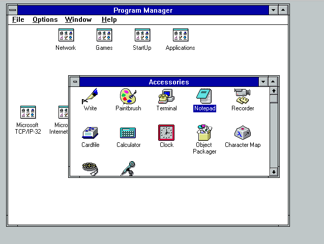 MS-DOS 6.22 & Windows 3.11 picture